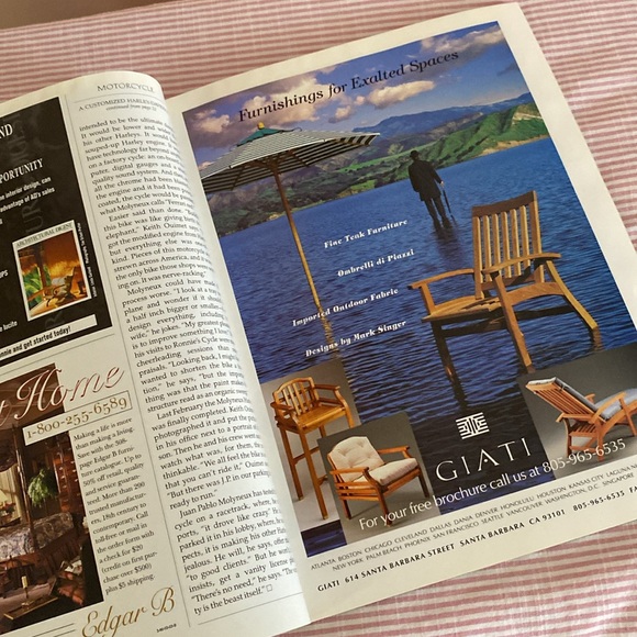 July 1995 edition, Architectural Digest Magazine - Picture 9 of 17